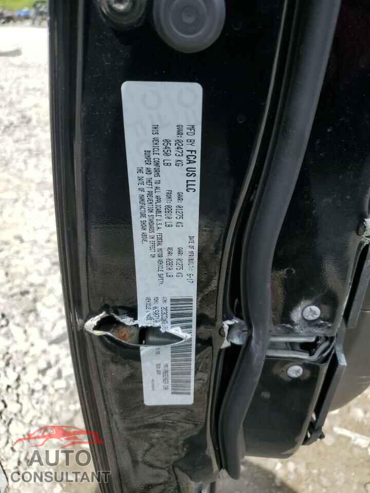 DODGE CHARGER 2017 - 2C3CDXGJ8HH593465