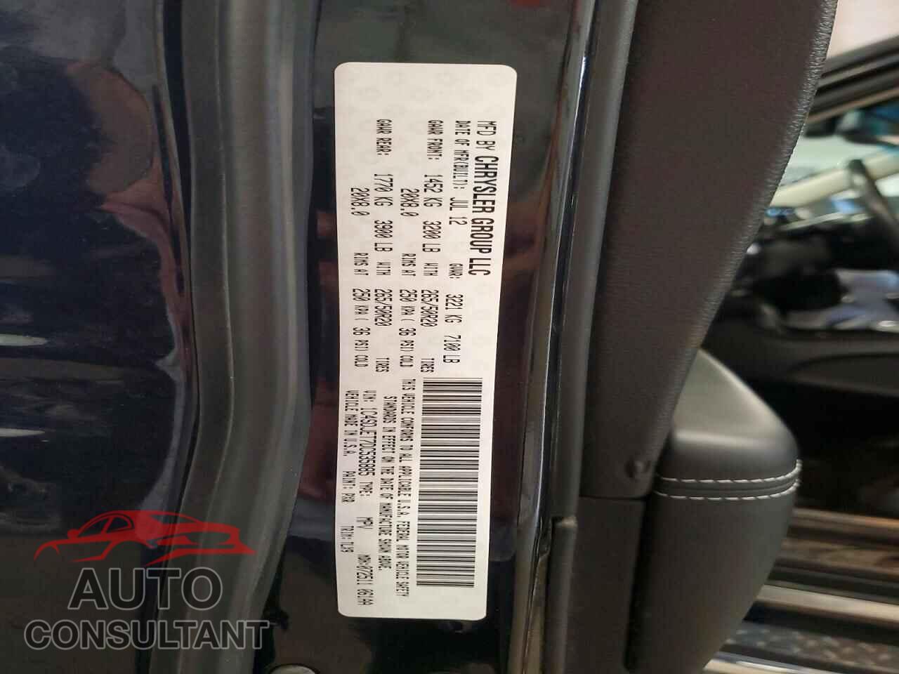 DODGE DURANGO 2013 - 1C4SDJET7DC535885