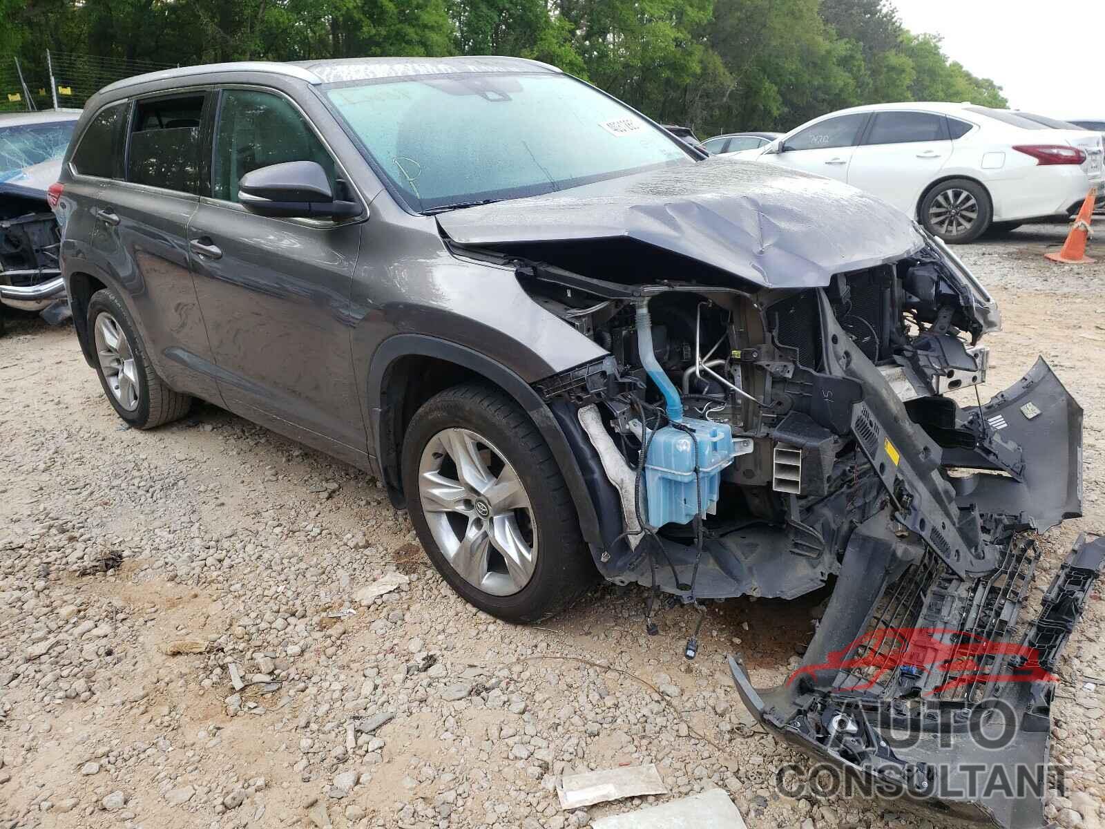 TOYOTA HIGHLANDER 2017 - 5TDDZRFH6HS383850