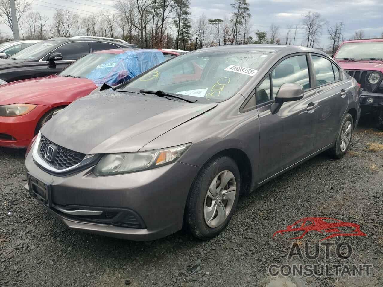 HONDA CIVIC 2013 - 19XFB2F57DE269533