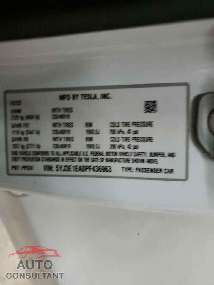 TESLA MODEL 3 2023 - 5YJ3E1EA0PF436963