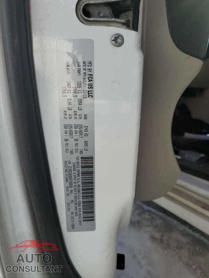 DODGE CARAVAN 2019 - 2C4RDGBG8KR796830