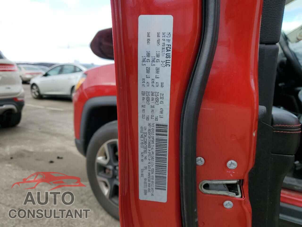 JEEP COMPASS 2017 - 3C4NJDDB6HT597661