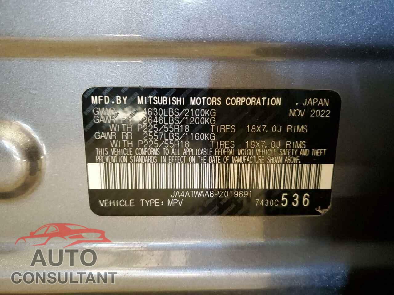 MITSUBISHI ECLIPSE 2023 - JA4ATWAA6PZ019691