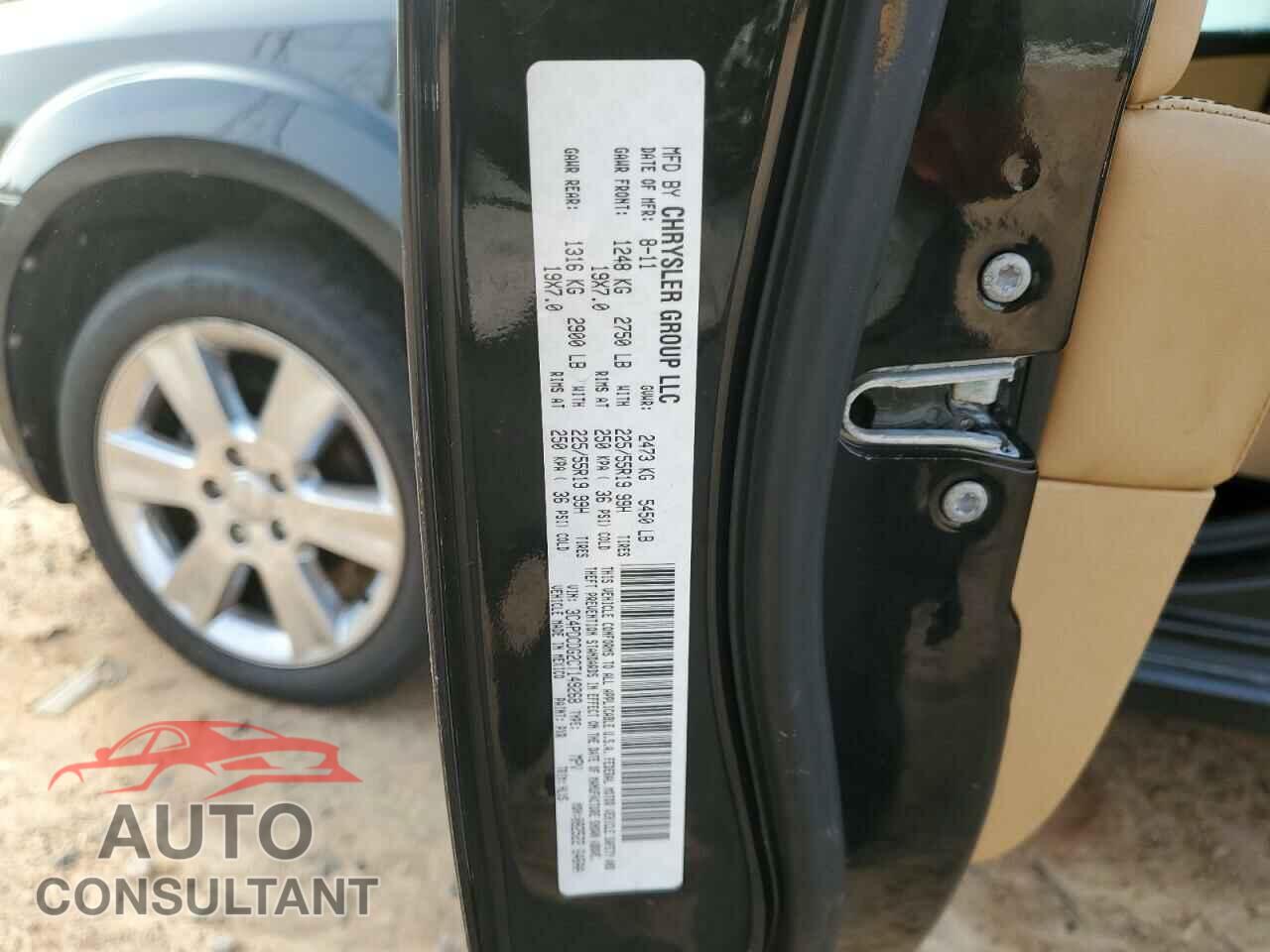 DODGE JOURNEY 2012 - 3C4PDCDG2CT149268