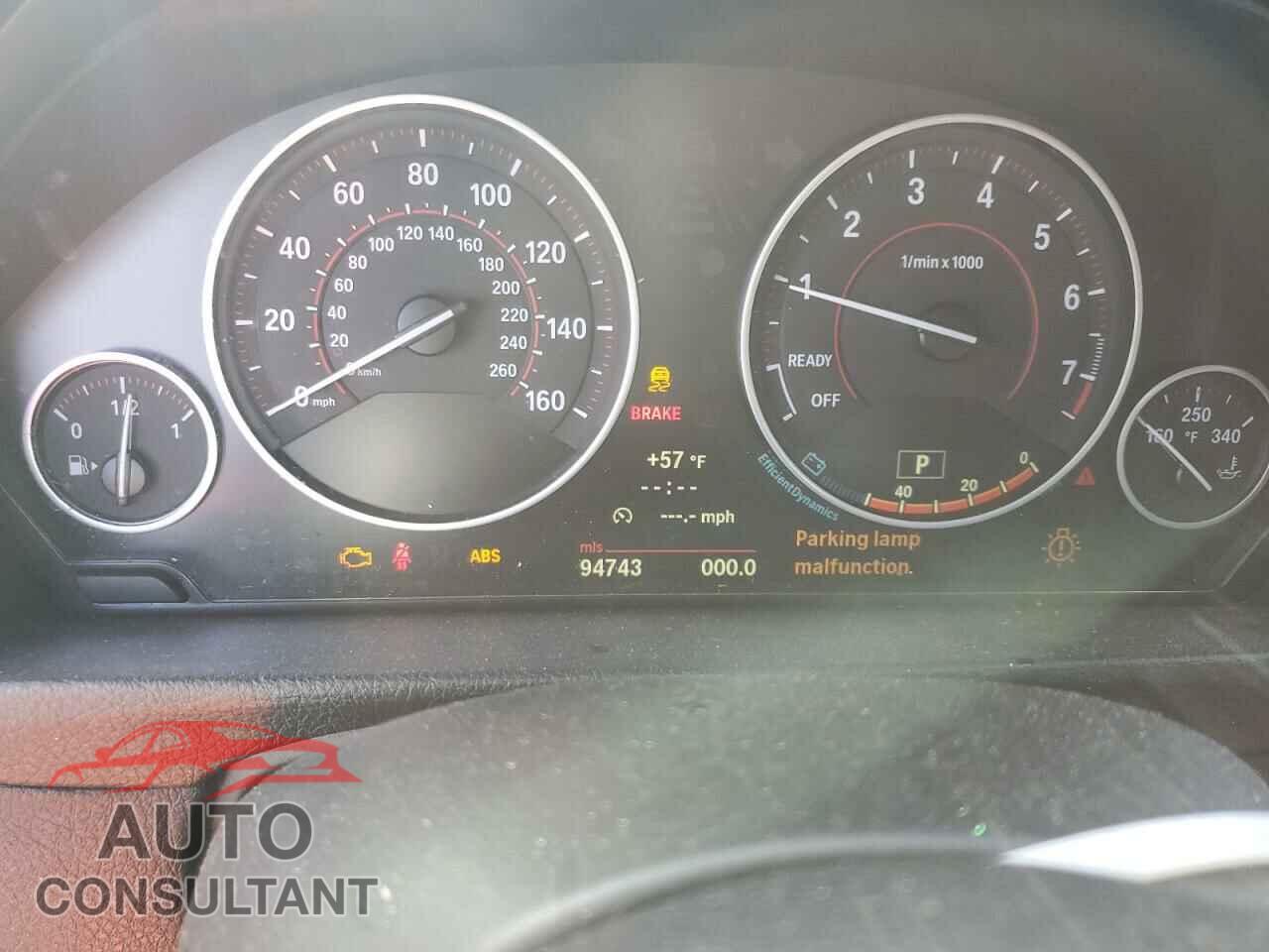 BMW 3 SERIES 2013 - WBA3A5C59DF357742