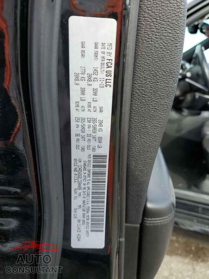 DODGE DURANGO 2020 - 1C4RDHDG2LC204495
