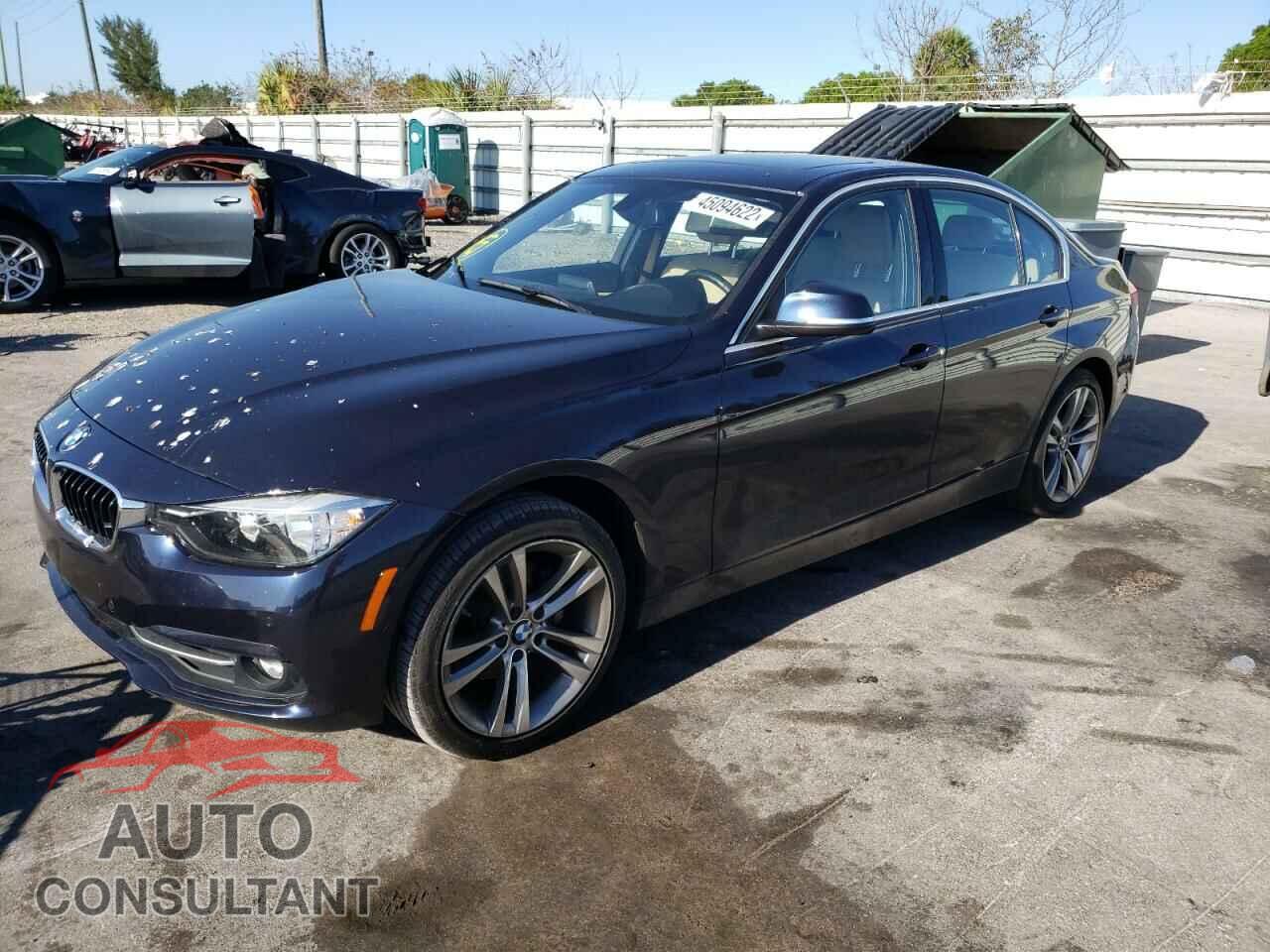 BMW 3 SERIES 2017 - WBA8B9G38HNU53862