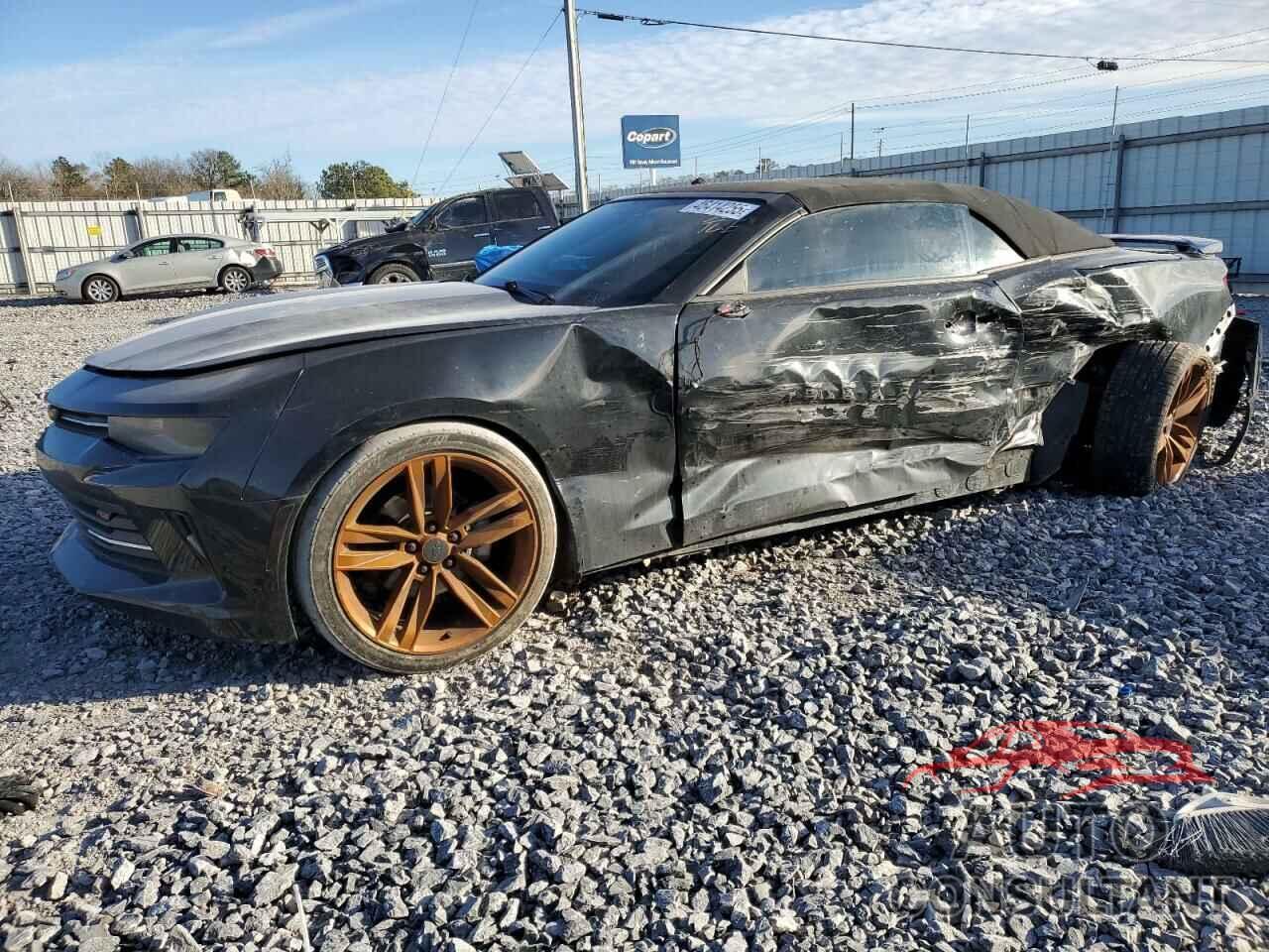 CHEVROLET CAMARO 2017 - 1G1FD3DX3H0131354