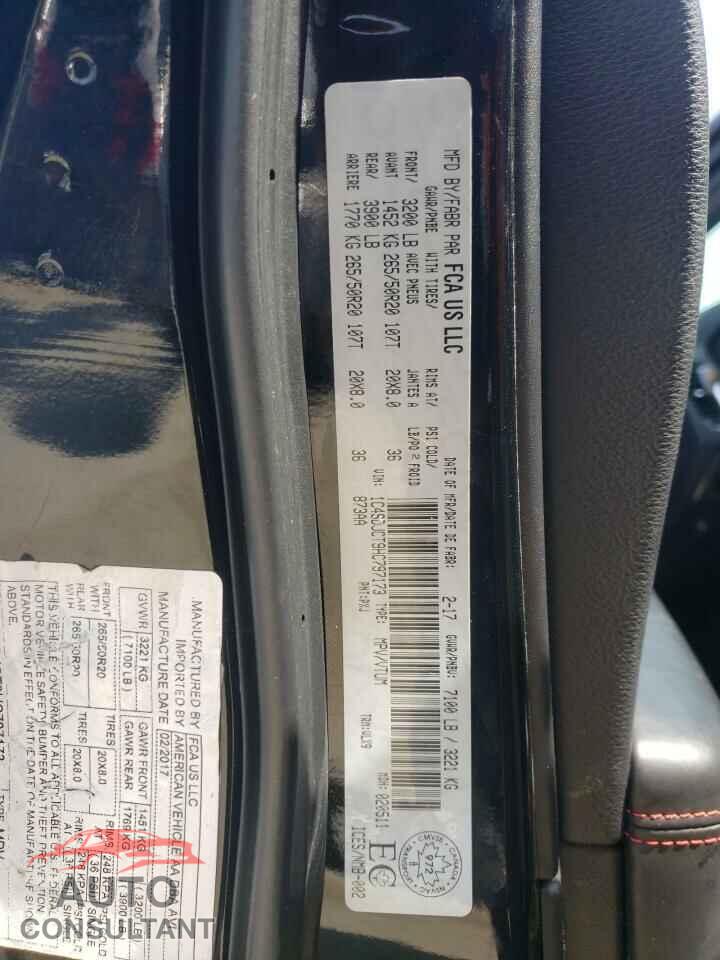 DODGE DURANGO 2017 - 1C4SDJCT9HC797173