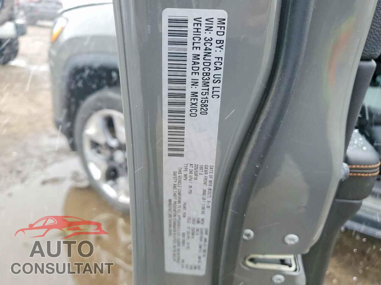 JEEP COMPASS 2021 - 3C4NJDCB3MT515820