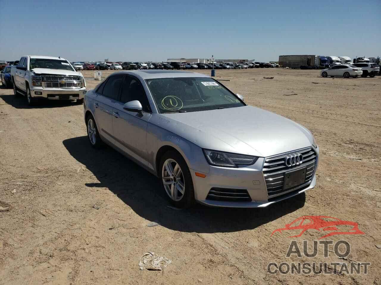 AUDI A4 2017 - WAUANAF46HN027009