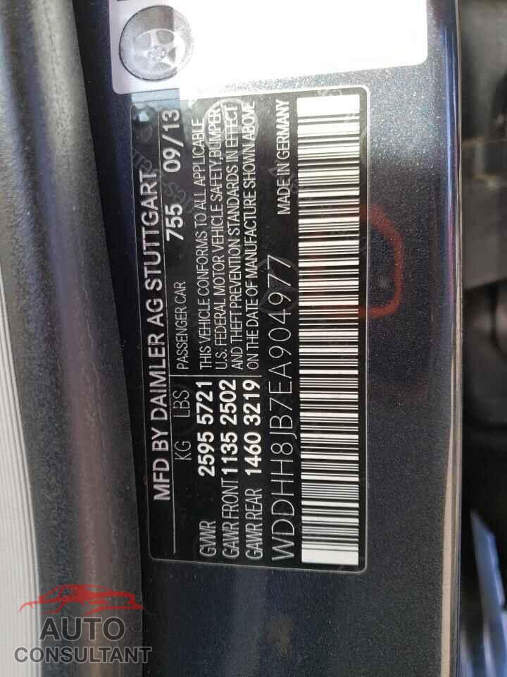 MERCEDES-BENZ E-CLASS 2014 - WDDHH8JB7EA904977