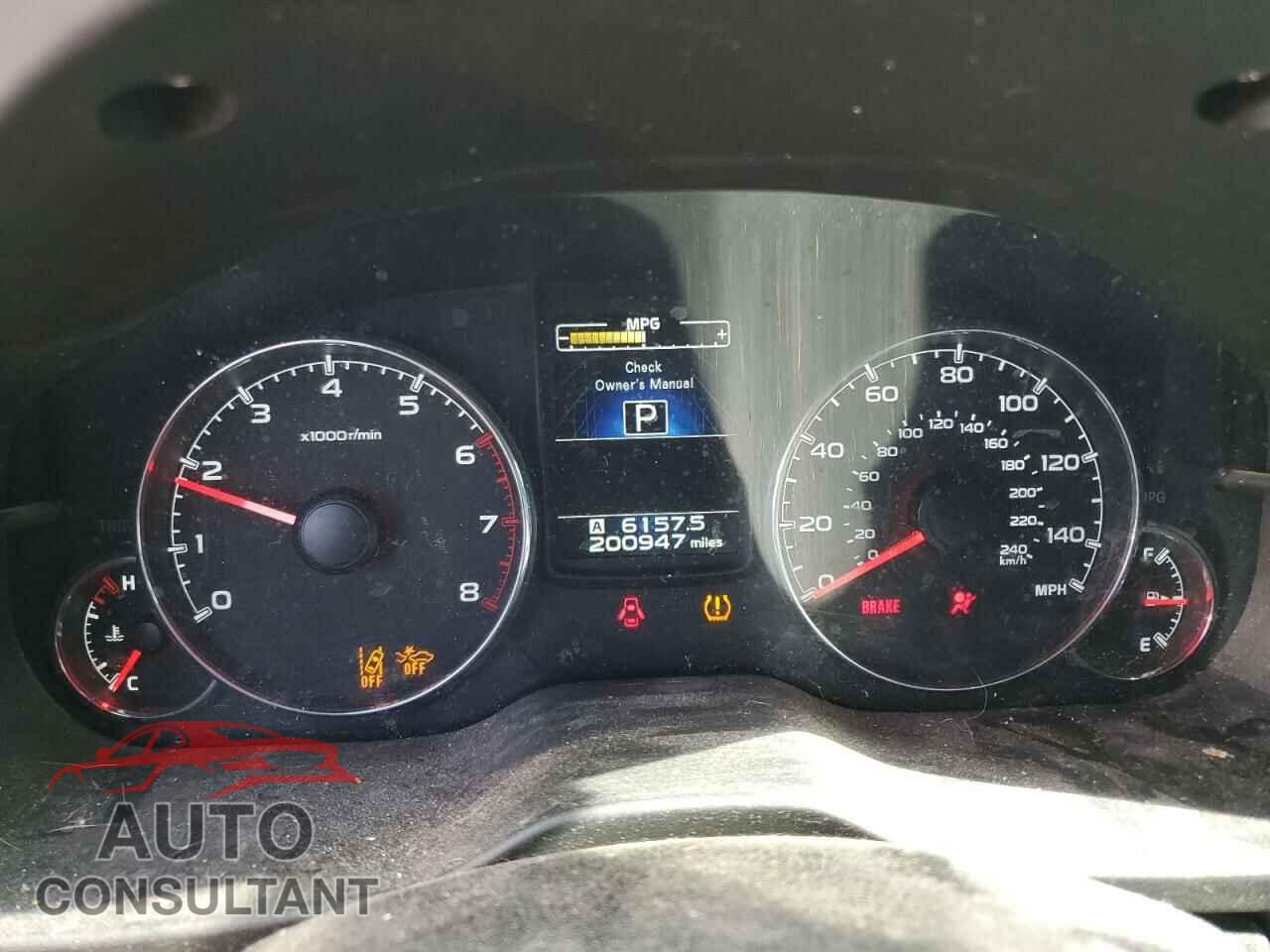 SUBARU OUTBACK 2013 - 4S4BRCPC9D3282980