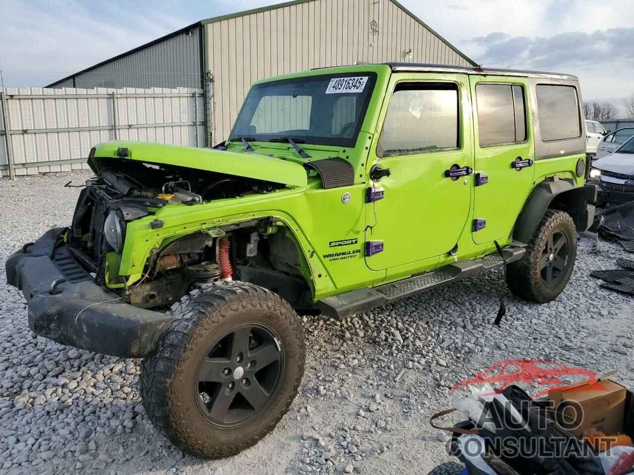 JEEP WRANGLER 2013 - 1C4BJWDG9DL543075