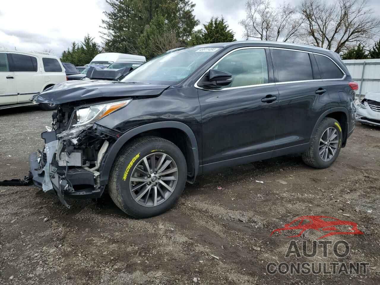 TOYOTA HIGHLANDER 2019 - 5TDJZRFH8KS586538