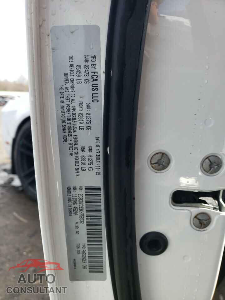 DODGE CHALLENGER 2019 - 2C3CDZC93KH758532