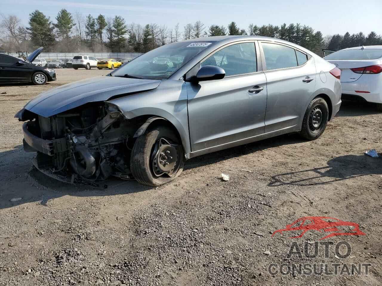 HYUNDAI ELANTRA 2019 - KMHD74LF7KU789632