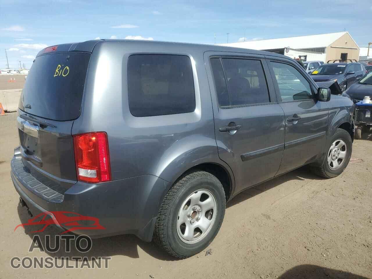 HONDA PILOT 2011 - 5FNYF3H23BB054809