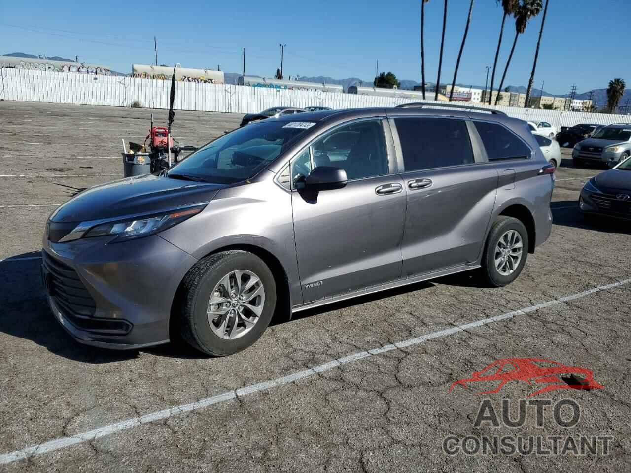 TOYOTA SIENNA 2021 - 5TDBRKEC1MS007880