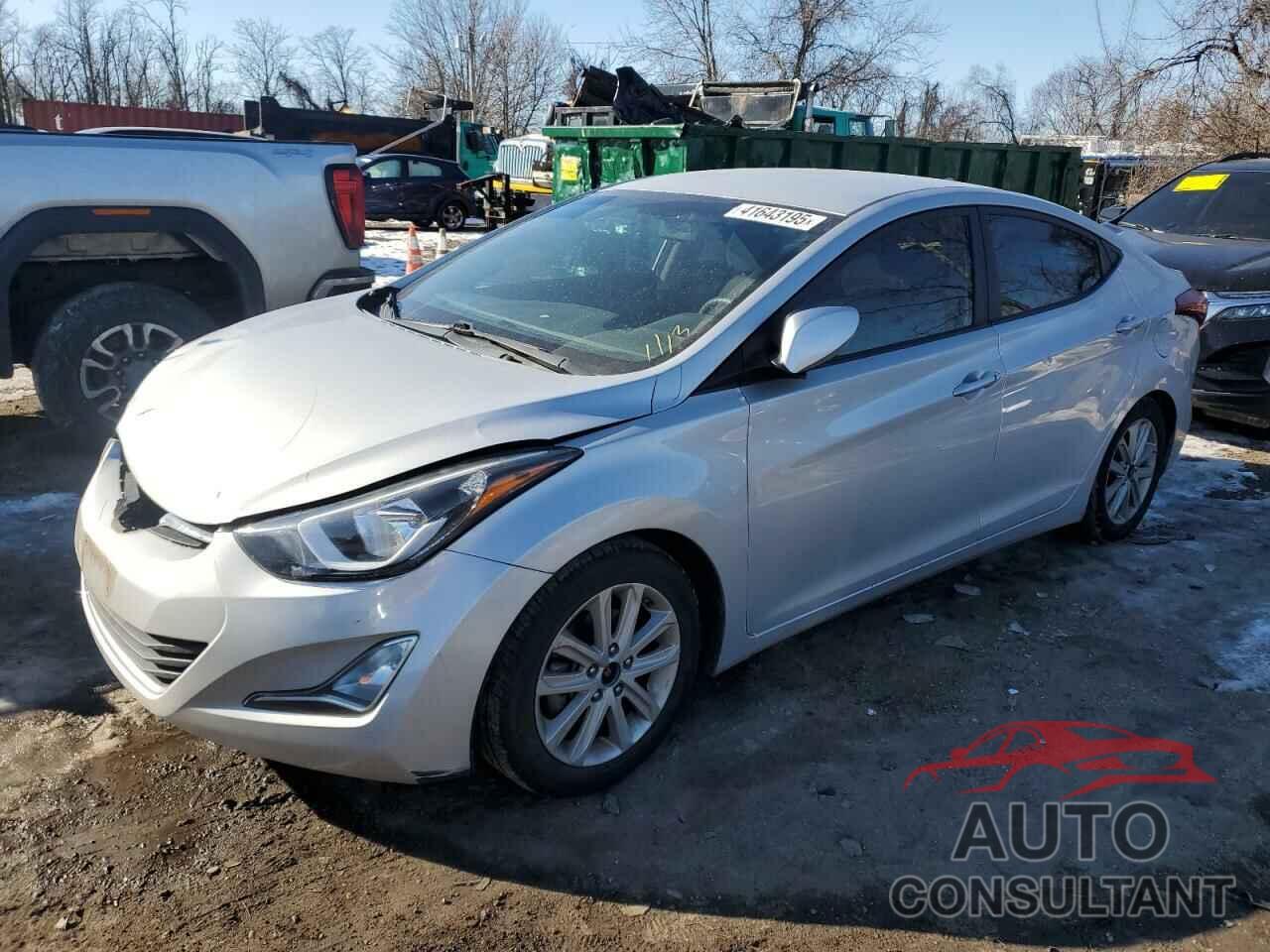 HYUNDAI ELANTRA 2014 - KMHDH4AE0EU107833