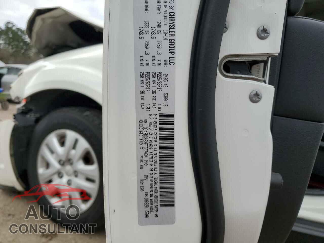 DODGE JOURNEY 2015 - 3C4PDCABXFT557434