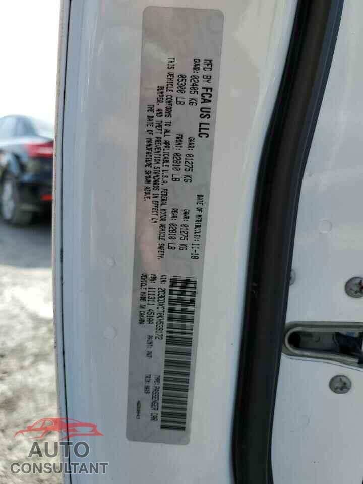 DODGE CHARGER 2019 - 2C3CDXCT0KH539172