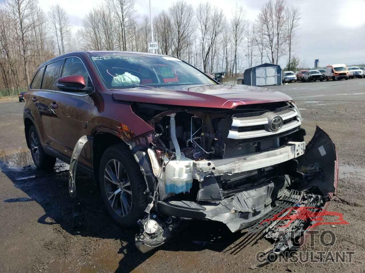 TOYOTA HIGHLANDER 2019 - 5TDBZRFH5KS963895