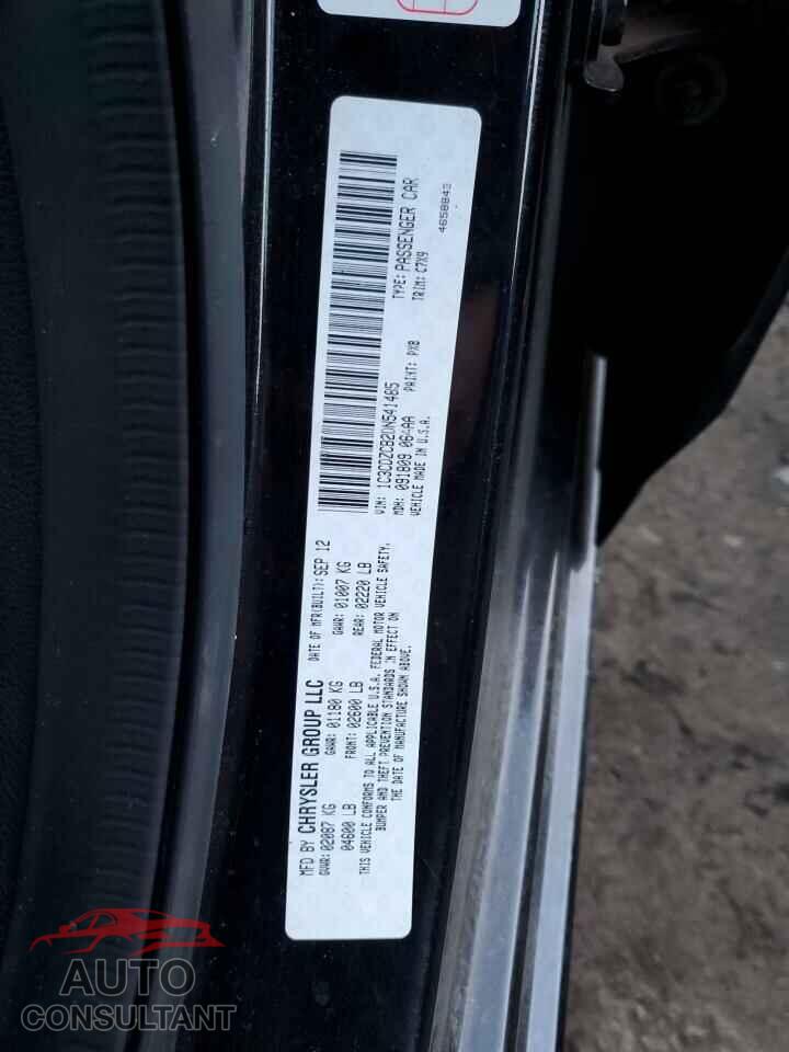 DODGE AVENGER 2013 - 1C3CDZCB2DN541485