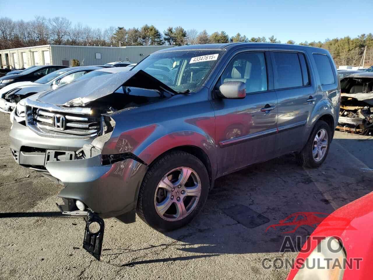 HONDA PILOT 2012 - 5FNYF4H71CB072275