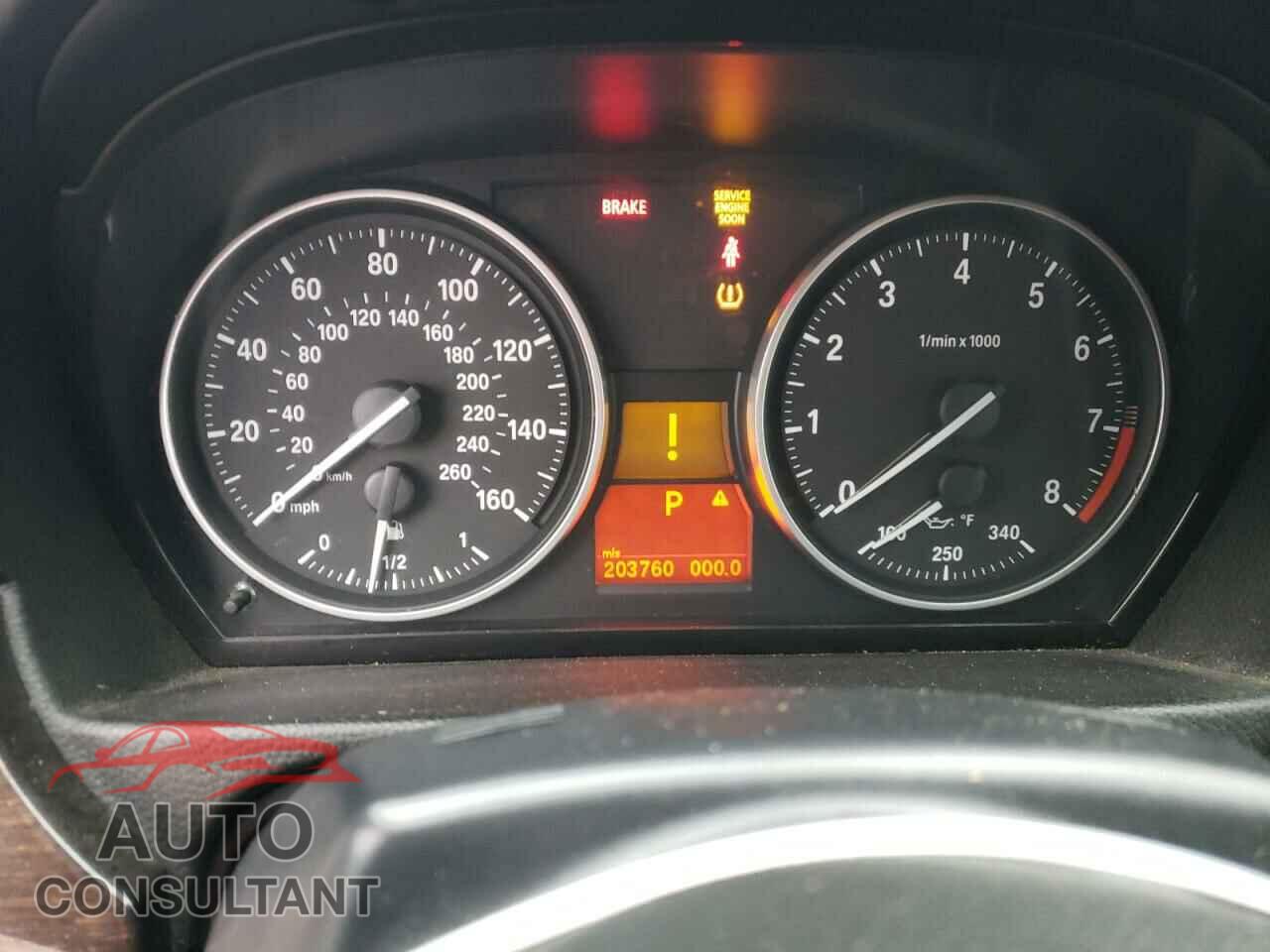 BMW 3 SERIES 2011 - WBADW3C58BE536660