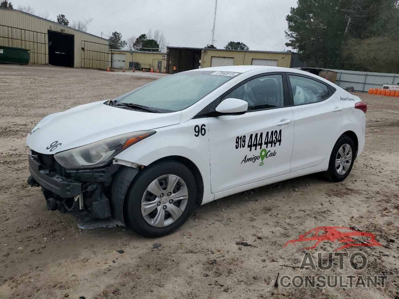 HYUNDAI ELANTRA 2016 - 5NPDH4AE4GH675889