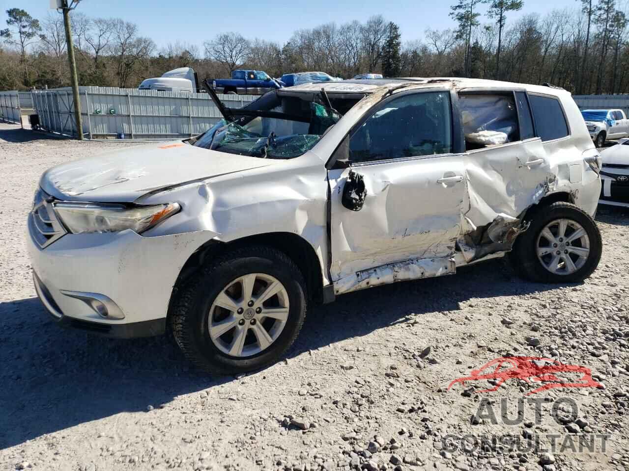 TOYOTA HIGHLANDER 2012 - 5TDZK3EH3CS054766
