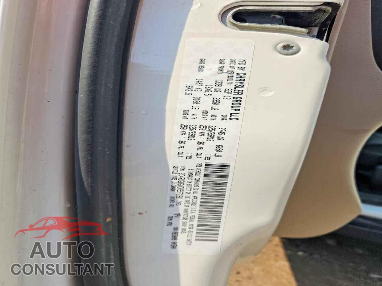 DODGE CARAVAN 2013 - 2C4RDGBG0DR557288