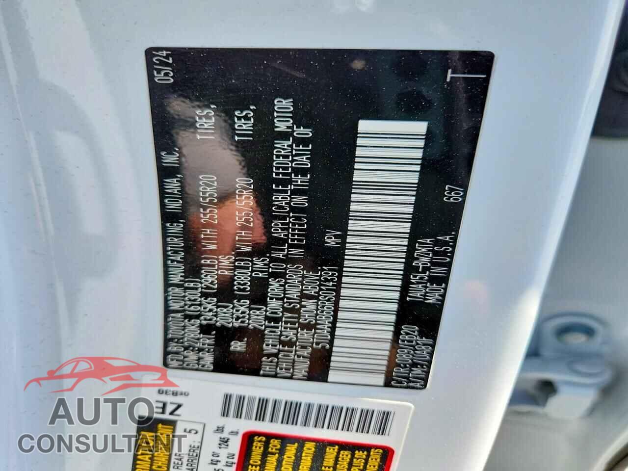 LEXUS UNKNOWN 2024 - 5TDAAAB66RS014391