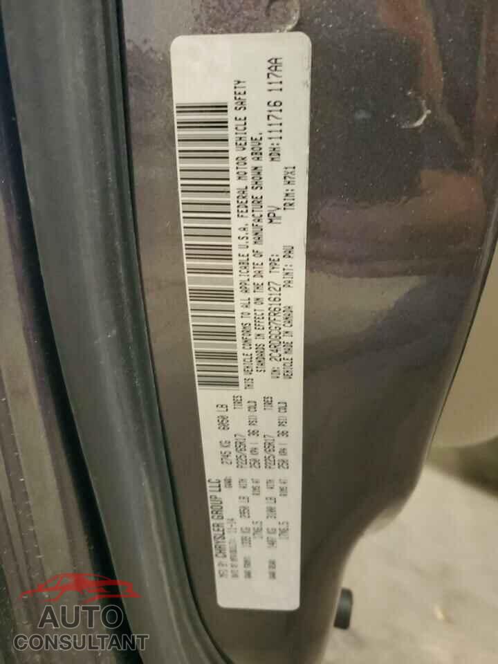 DODGE CARAVAN 2015 - 2C4RDGCG7FR616127