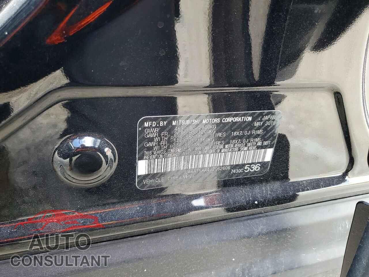 MITSUBISHI ECLIPSE 2018 - JA4AT5AA4JZ062606