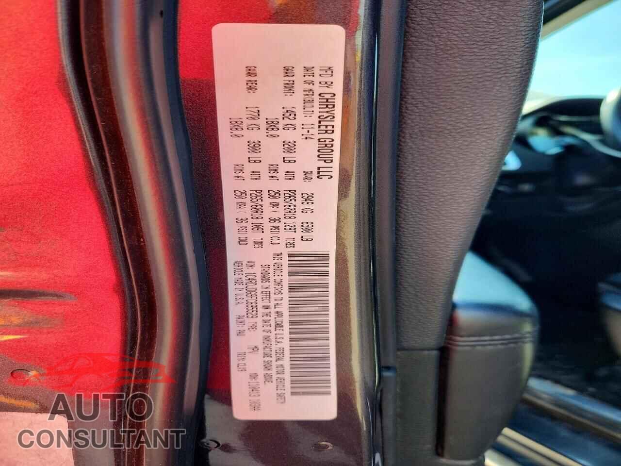 DODGE DURANGO 2015 - 1C4RDJDG9FC695529