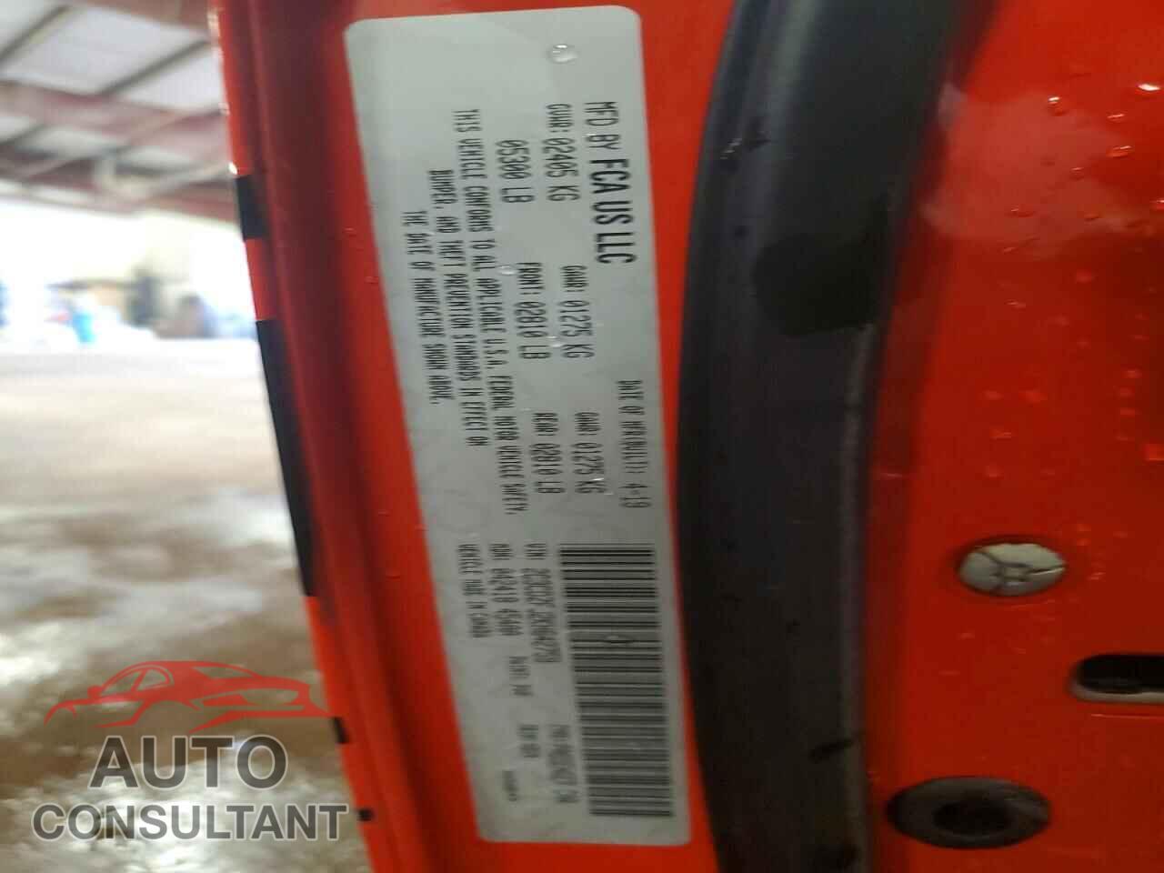 DODGE CHALLENGER 2019 - 2C3CDZFJ2KH642759
