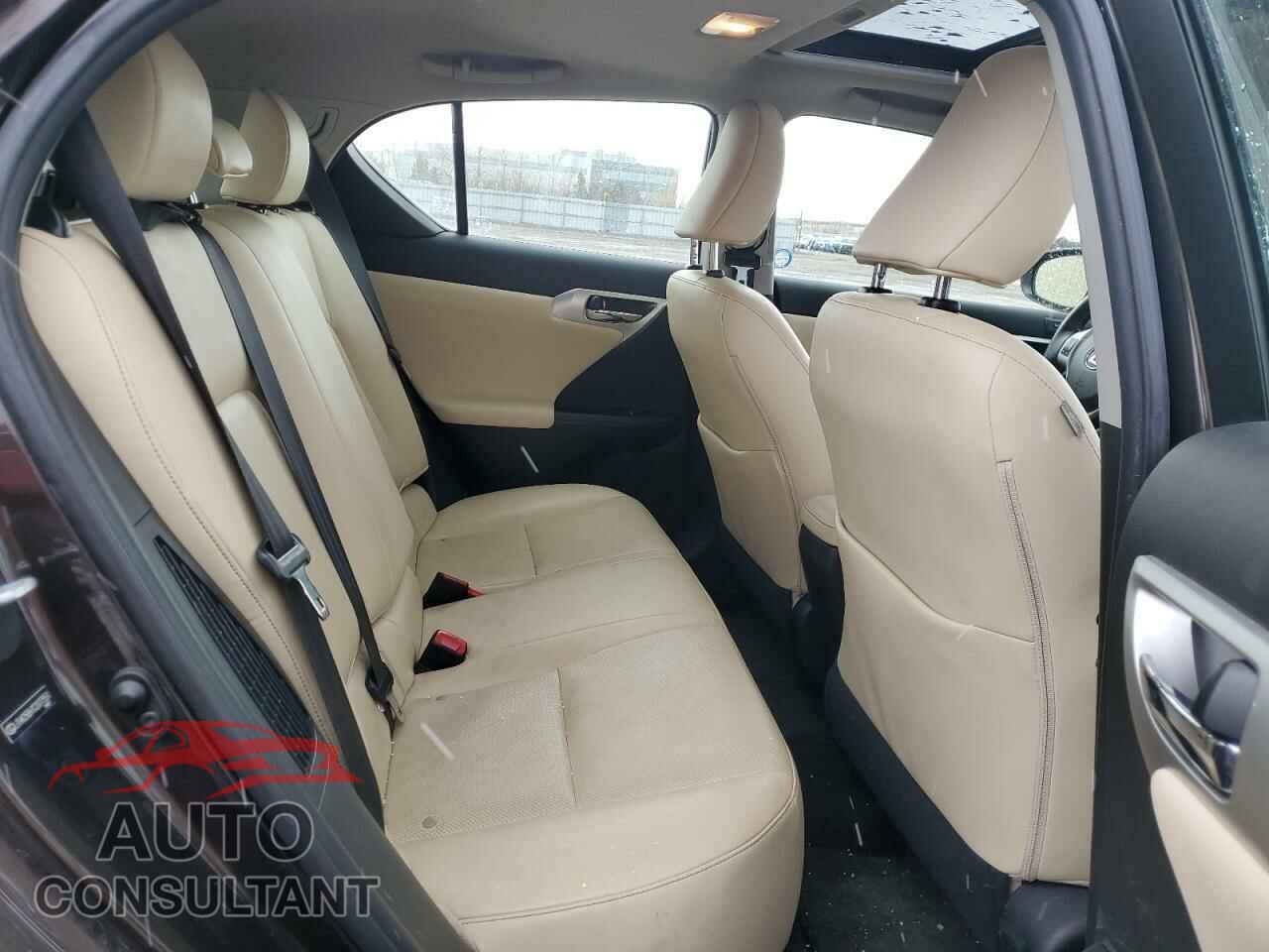 LEXUS CT 200 2012 - JTHKD5BH7C2077551