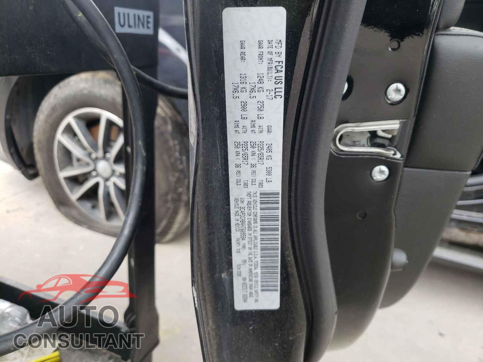 DODGE JOURNEY 2017 - 3C4PDCAB4HT609594