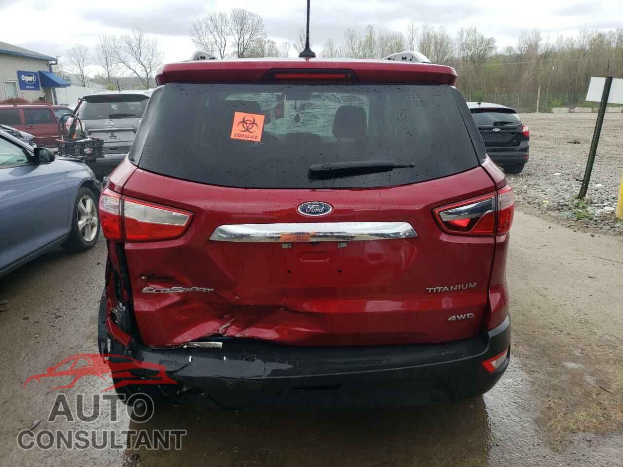 FORD ECOSPORT 2020 - MAJ6S3KL8LC337442
