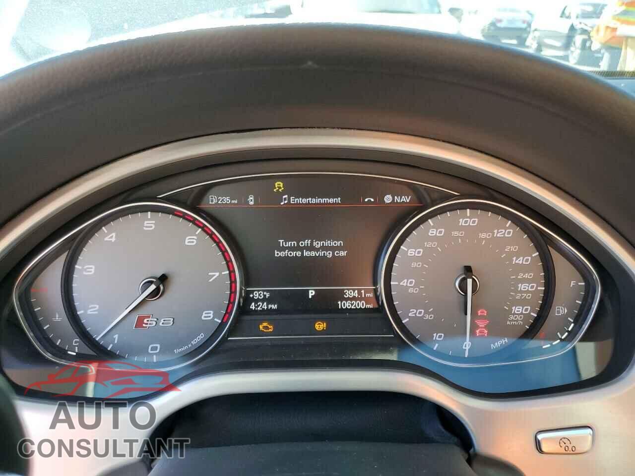 AUDI S8 2013 - WAUD2AFD5DN010444