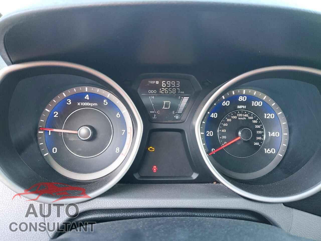 HYUNDAI ELANTRA 2013 - KMHDH4AE6DU839365