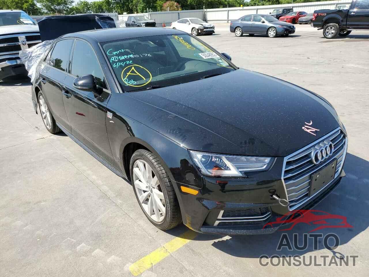 AUDI A4 2018 - WAUKMAF4XJA068831