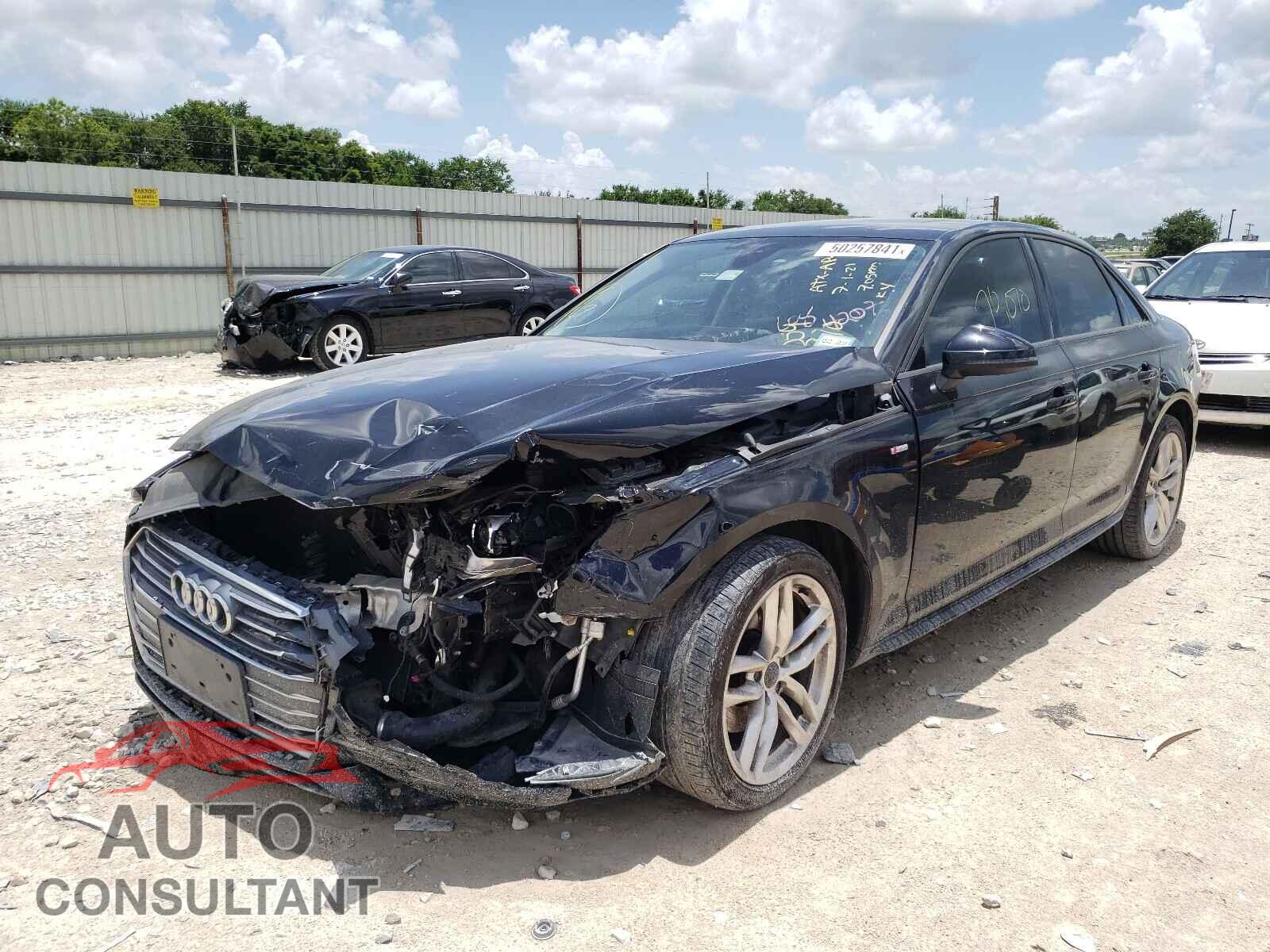 AUDI A4 2017 - WAUKMAF45HN054970