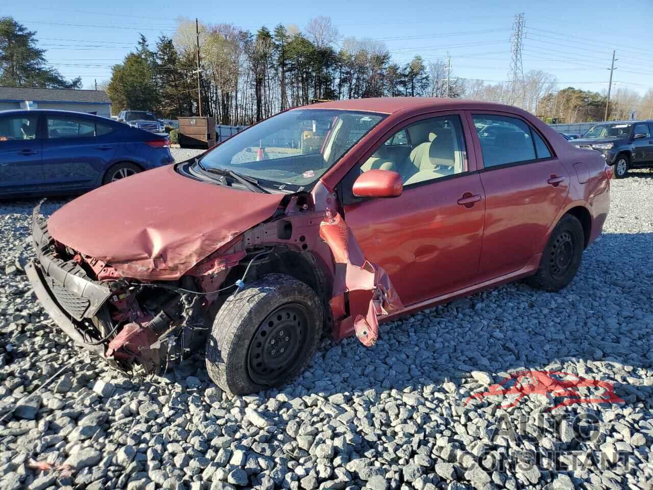 TOYOTA COROLLA 2009 - JTDBL40E099054281
