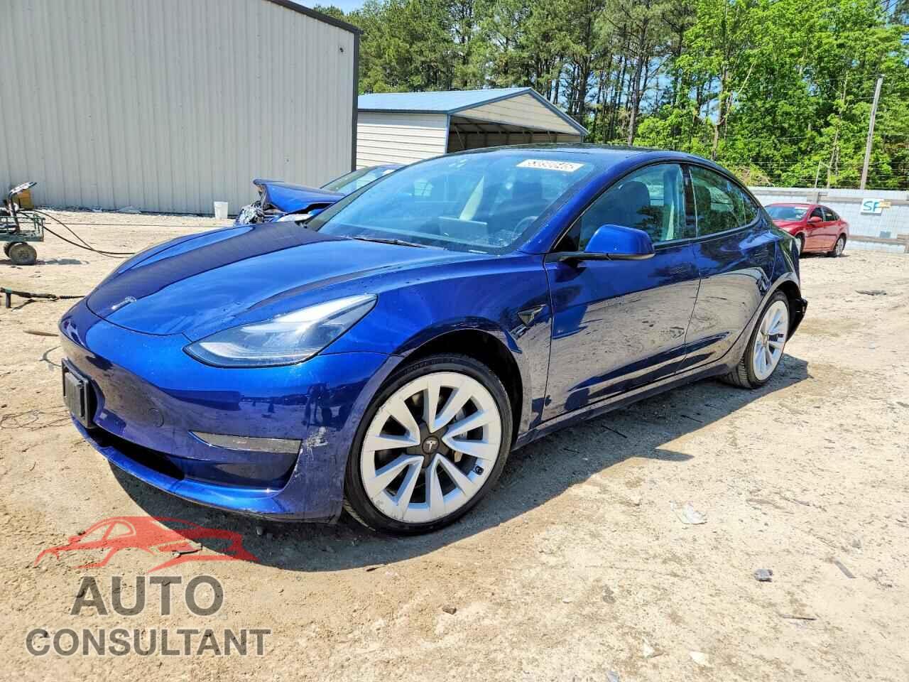 TESLA MODEL 3 2022 - 5YJ3E1EA5NF369872