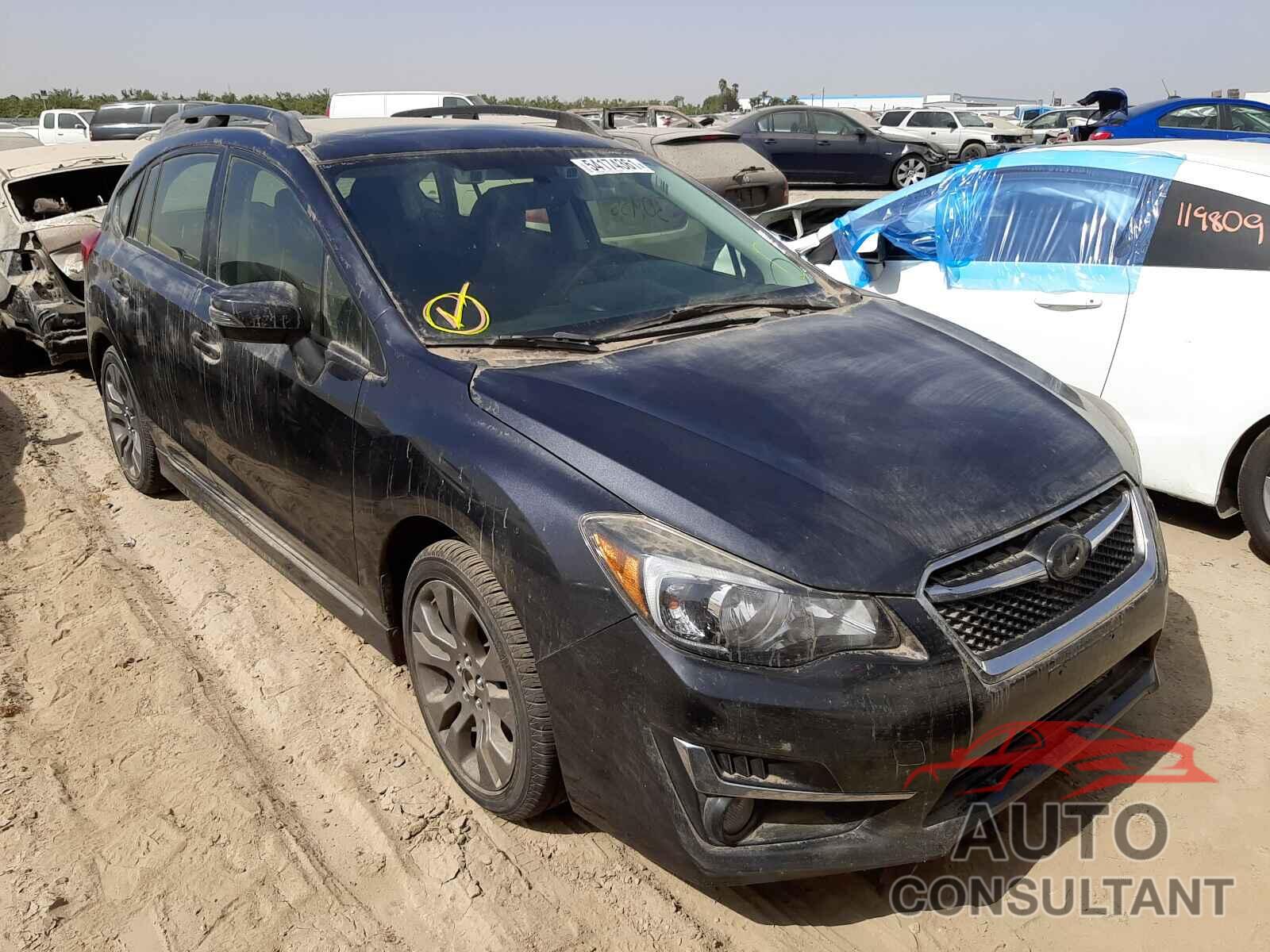 SUBARU IMPREZA 2016 - JF1GPAS6XGH302527