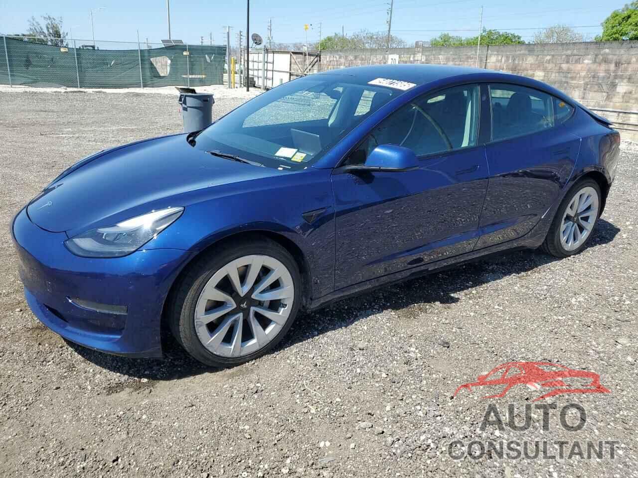 TESLA MODEL 3 2022 - 5YJ3E1EA3NF370115